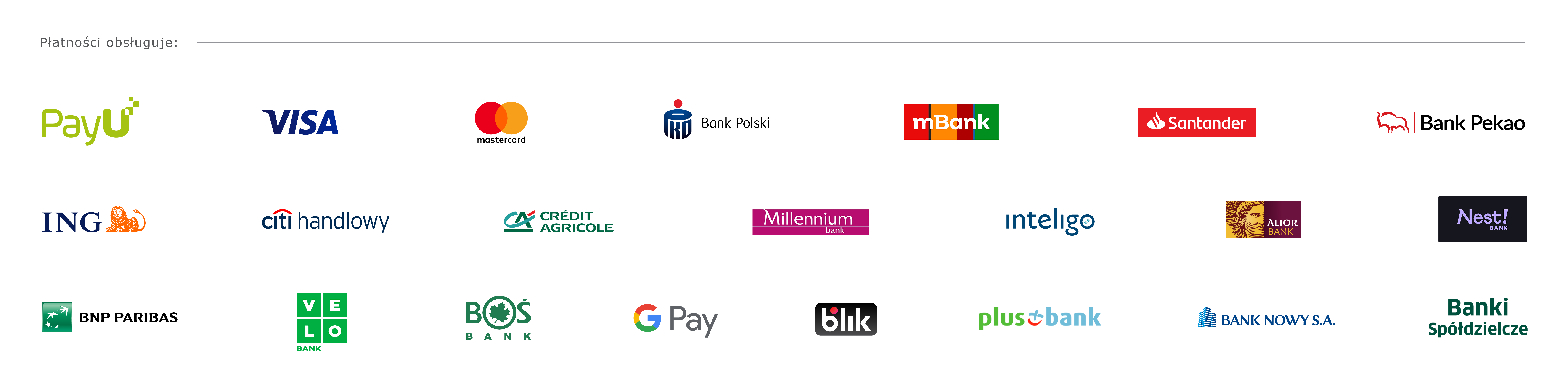 Metody płatności: BLIK, karty, Google Pay